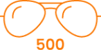 500 brýlí přímo na optice
